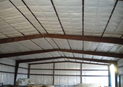 Metal Building Interior Insulation Walls-Ceiling