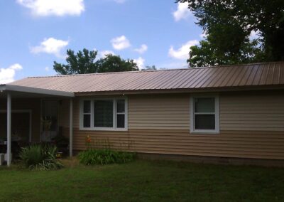Metal Roof And Panels Home Tan-Brown