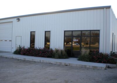 Steel Commercial Building White