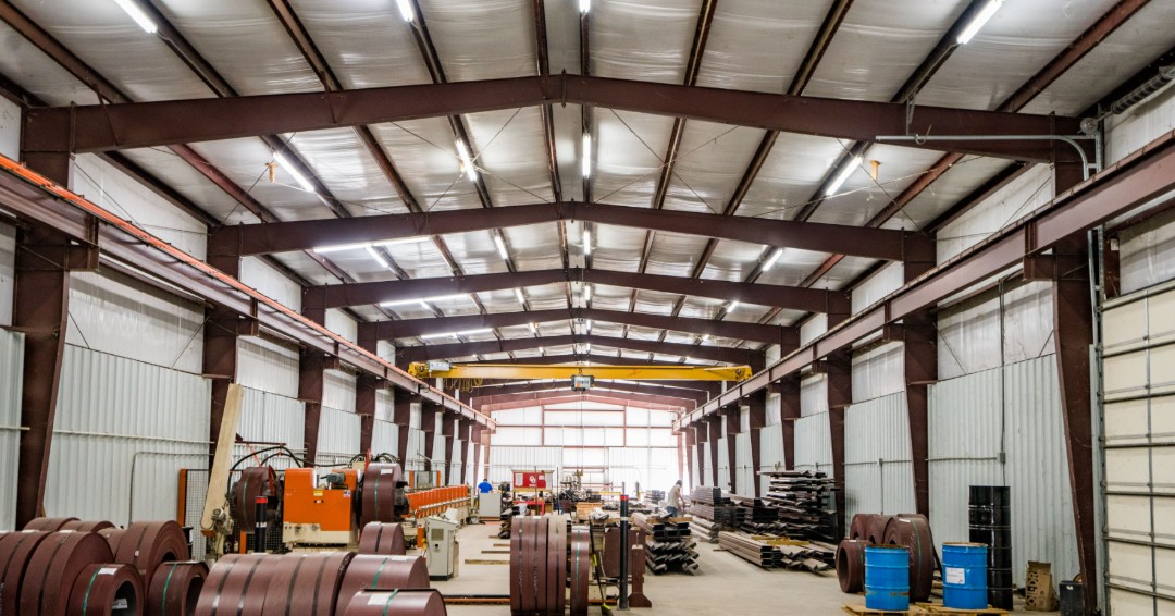 commercial steel buildings interior